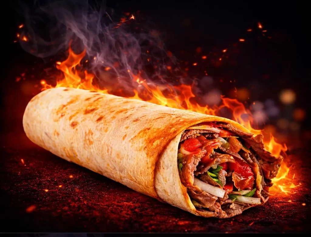 Bitezz Et Döner Dürüm (Tırnak Pide Ekmeği)